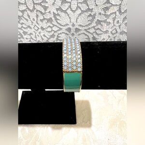 Pastel green with blue diamonds bangle! OS